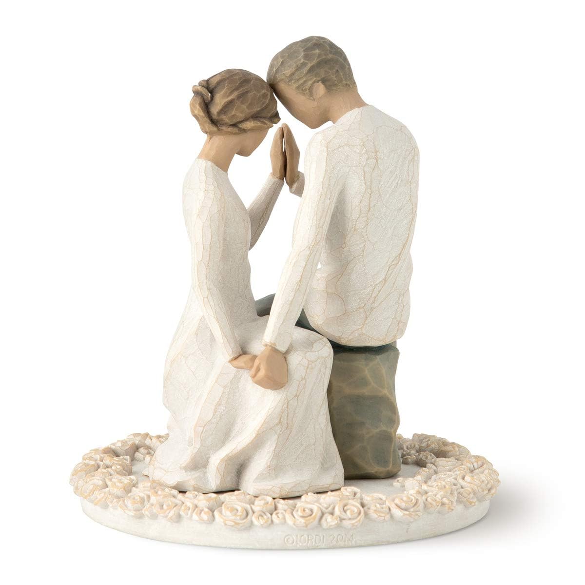 ウィローツリー彫像 [Around You] あなたのそばで Amazon.com: Willow Tree Around You, Sculpted Hand-Painted Cake